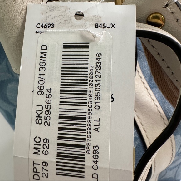 Coach Field Bucket Bag In Signature Chambray c4693 - Picture 5 of 7